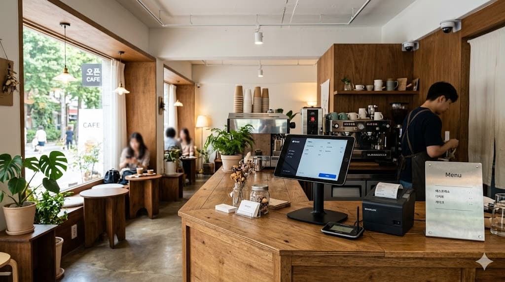 소형 카페 구성 예시