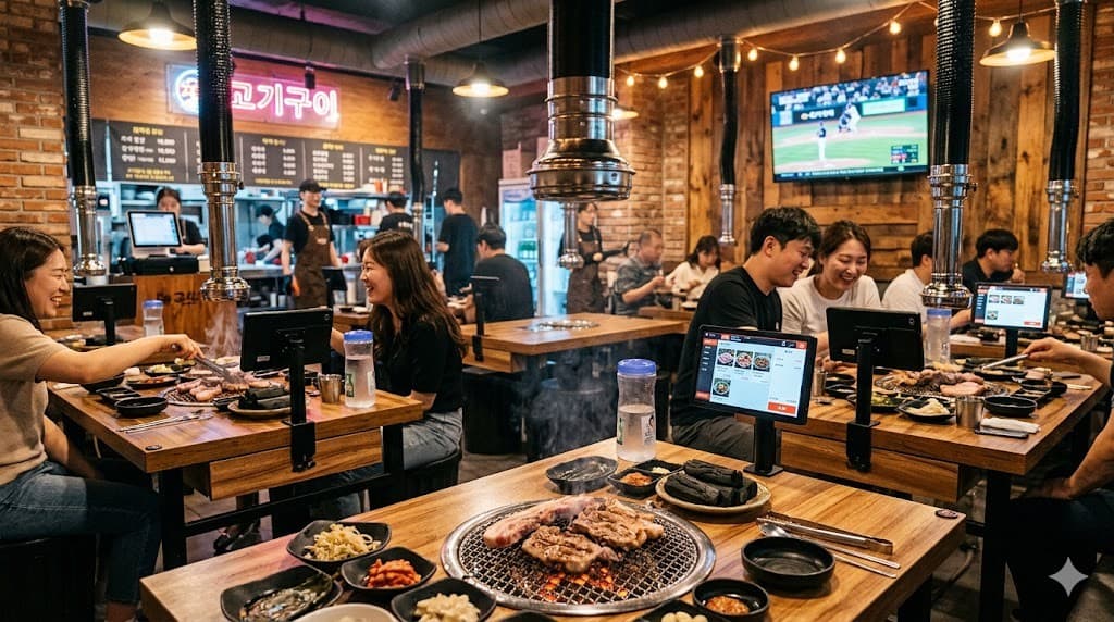 음식점 구성 예시