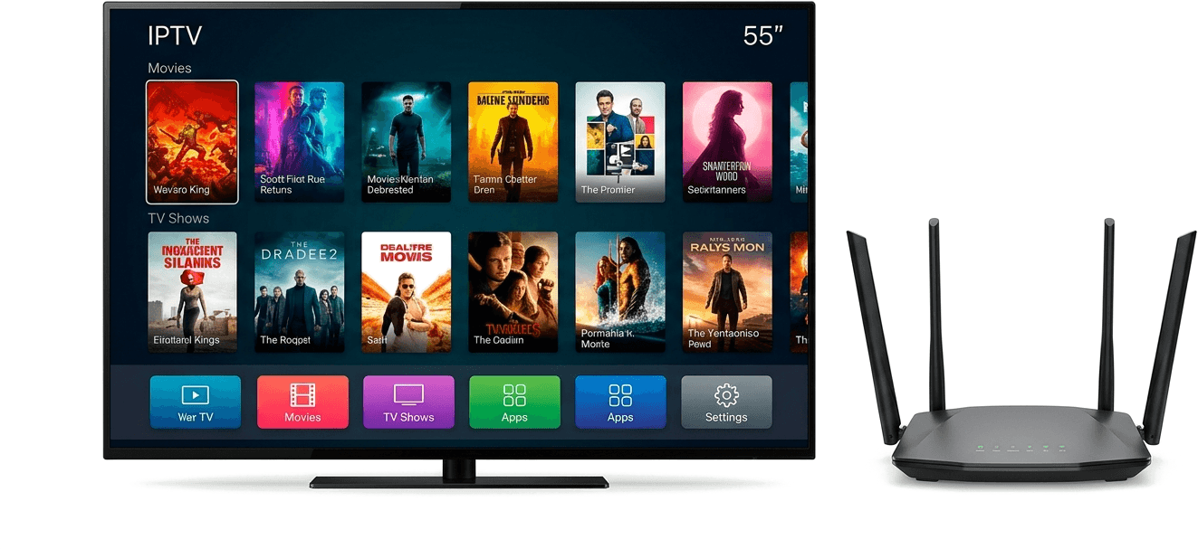 기가 인터넷 공유기 + IPTV